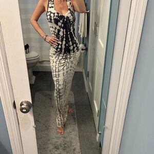 Young Fabulous & Broke Monochrome Tie-Dye Jumpsuit